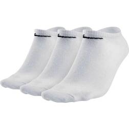 NIKE Lightweight Training No-Show Socks 3-pack Men - White/Black