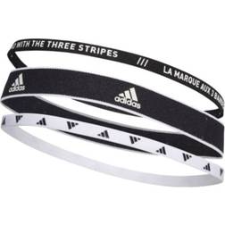 adidas Training Headbands 3-pack Unisex - Black/White/White