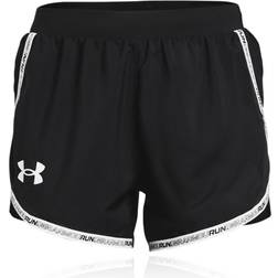 Under Armour Fly-By 2.0 Brand Shorts Women - Black/White