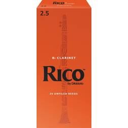 Rico 2.5 Strength Reeds for Bb Clarinet 25 Pack