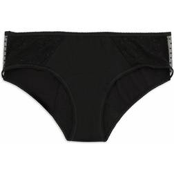 Platanomelón Kivitas Classic Plumeti Period Panties - Black