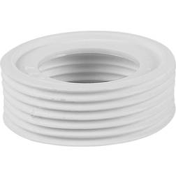 Faluplast Falu 76650, Gängnippel, utvändig/invändig gänga, vit