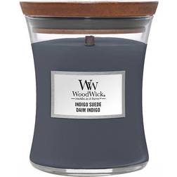 Woodwick Indigo Suede Medium Doftljus