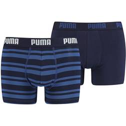 Puma Men's Heritage Stripe Boxer 2-pack - Blue