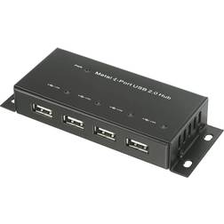 Renkforce 4-Port USB 2.0 External (1610328)