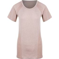 Endurance Halen Seamless T-shirt Women - Warm Taupe