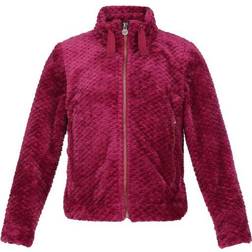 Regatta Kid's Kazumi II Full Zip Fleece - Raspberry Radiance Plait Fluffy