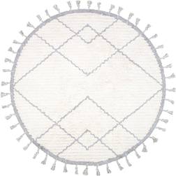 Nattiot Ccome Naturel Gris Round Children's Rug Ø47.2