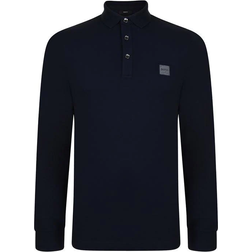 HUGO BOSS Passerby Long Sleeve Polo Shirt - Navy