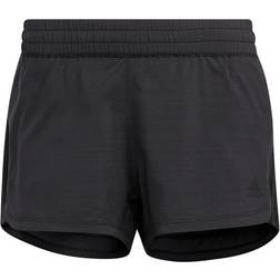 Adidas Pacer 3-Stripes Woven Heather Shorts Women - Black/Black