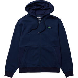 Lacoste Sport Mesh Panels Hoodie - Navy Blue