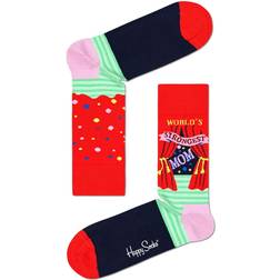 Happy Socks World´s Strongest Mom Sock - Red