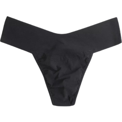 Hanky Panky Breathe Natural Rise Thong - Black