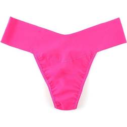 Hanky Panky Breathe Natural Rise Thong - Provocative Pink