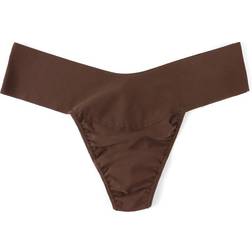 Hanky Panky Breathe Natural Rise Thong - Mahogany