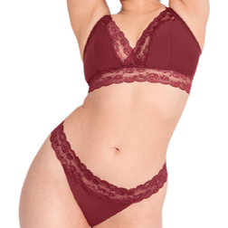 Curvy Kate Twice the Fun Reversible Bralette -Oxblood/Black