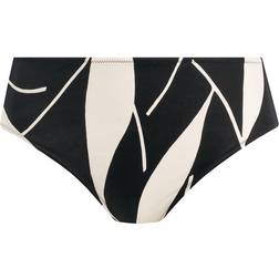 Fantasie Ile De Re Mid Rise Bikini Brief - Black Cream