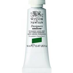 Winsor & Newton Designers Gouache Permanent Green Deep 14ml