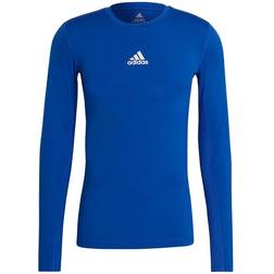 Adidas Techfit Compression Long Sleeve T-shirt Men - Team Royal Blue