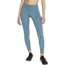 NIKE One Mid-Rise 7/8 Leggings Women - Cerulean/White