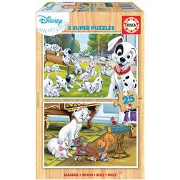 Educa 2×25 Disney Animals