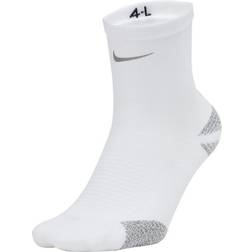 Nike Racing Ankle Socks Unisex - White/Reflect Silver