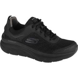 Skechers D'Lux Walker, Baskets noires pour homme