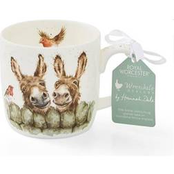 Royal Worcester Wrendale Designs Hee Haw Donkey Mugg 31cl