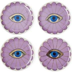 Jonathan Adler Fleur Coaster 10.1cm 4pcs