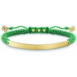 Thomas Sabo Love Bridge Bracelet - Gold/Green