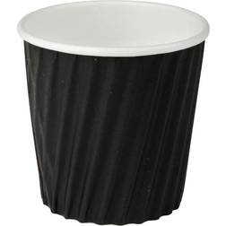 Abena Paper Cups Ripple Wrap Black 40-pack