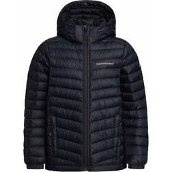 Peak Performance Junior Frost Down Hood Jacket - Black (G76737040)