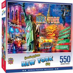 Masterpieces Greetings from New York City 550 Pieces