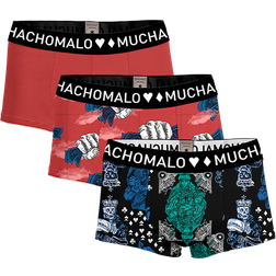 Muchachomalo Money & Gamble Trunks 3-pack - Red/Black