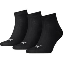 Puma Unisex Quarter Training Ankle Socks - Noir/Gris/Blanc