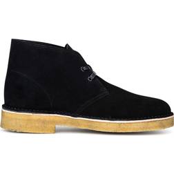 Clarks Desert Boot - Black Suede