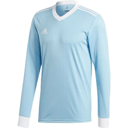 Adidas Tabela 18 Long Sleeve Jersey Men - Clear Blue/White