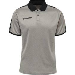 Hummel Authentic Functional Jersey Polo Shirt Men - Grey Melange