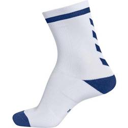 Hummel Elite Indoor Low Sock - Blue/White/Red Unisex