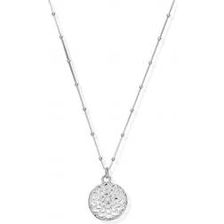 ChloBo Moon Flower Necklace - Silver