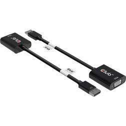 Club 3D DisplayPort-VGA M-F 0.2m