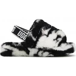 UGG Fluff Yeah Slide Black Kids