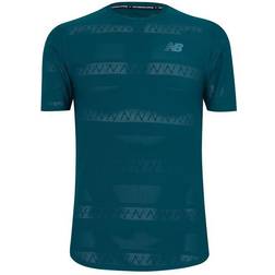 New Balance Q Speed Jacquard Short Sleeve T-shirt Men - Mountain Teal