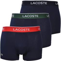 Lacoste 3-Pack Trunks - Navy Blue