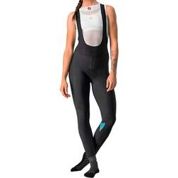 Castelli Velocissima Bib Tight Women - Black/Teal Blue