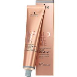 Schwarzkopf Professional Blondme White & Blending Lightening Cream for Covering White Hair Shade W Ice 60ml