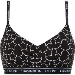 Calvin Klein CK One Unlined Bralette - Star Print