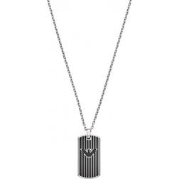 Emporio Armani Essential Dog Chain Necklace - Silver