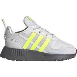 adidas Infant Multix - Crystal White/Solar Yellow/Grey Five