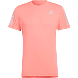 Adidas Own The Run T-shirt Men - Acid Red/Reflective Silver